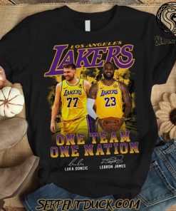 Los Angeles Lakers One Team One Nation Shirt