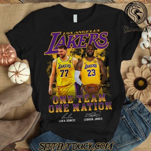 Los Angeles Lakers One Team One Nation Shirt