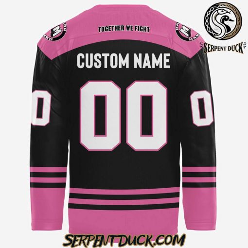 Macon Mayhem x Ice Out Cancer Night Custom Hockey Jersey