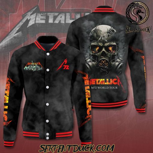 Metallica M72 World Tour Baseball Jacket