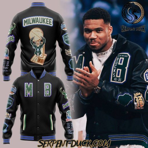 Milwaukee Bucks X Giannis Antetokounmpo Limited Edition Baseball Jacket