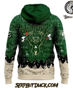 Milwaukee Bucks NBA 75th Anniversary of Peanuts Hoodie