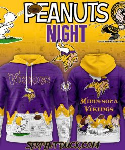 Minnesota Vikings 75th Anniversary of Peanuts Hoodie