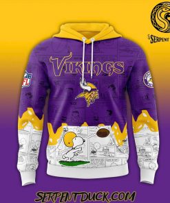 Minnesota Vikings 75th Anniversary of Peanuts Hoodie