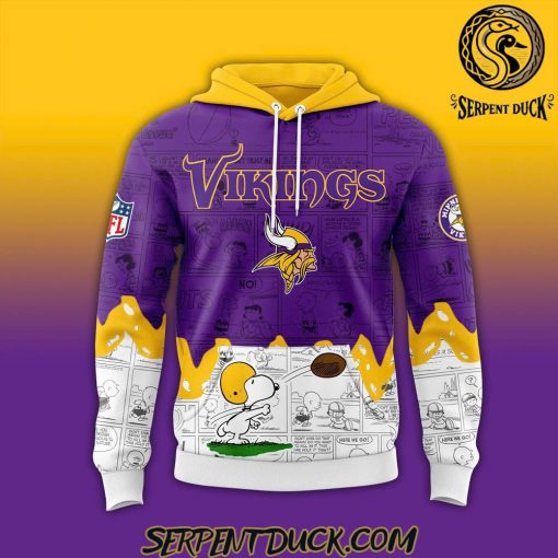 Minnesota Vikings 75th Anniversary of Peanuts Hoodie