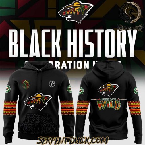 Minnesota Wild Black History Celebration Hoodie