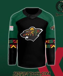 Minnesota Wild Black History Celebration Ticket Pack Hockey Jersey