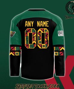 Minnesota Wild Black History Celebration Ticket Pack Hockey Jersey