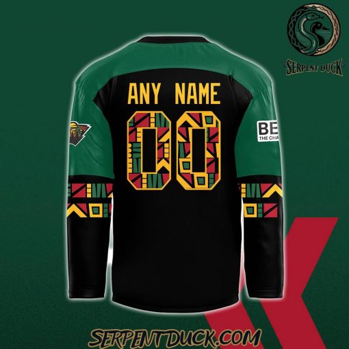 Minnesota Wild Black History Celebration Ticket Pack Hockey Jersey