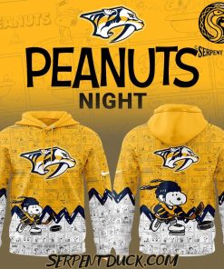 Nashville Predators Anniversary of Peanuts Hoodie