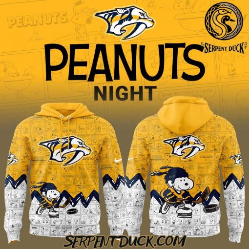 Nashville Predators Anniversary of Peanuts Hoodie