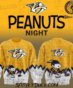 Nashville Predators Anniversary of Peanuts Sweatshirt