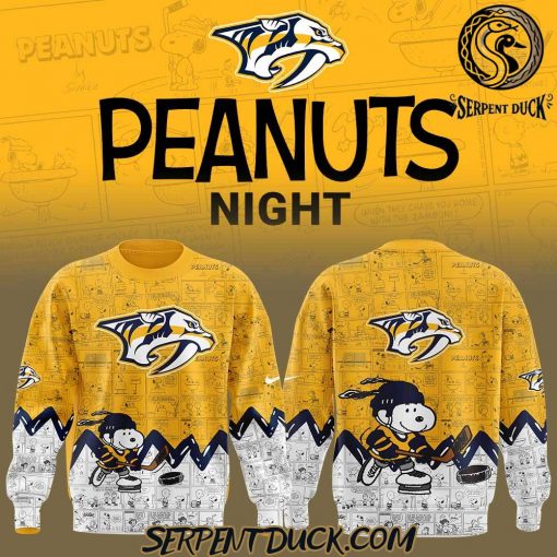 Nashville Predators Anniversary of Peanuts Sweatshirt