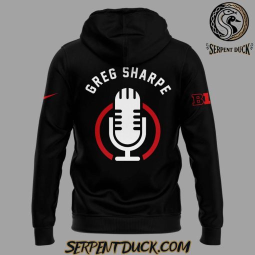 Nebraska Cornhuskers RIP Greg Sharpe “Voice of the Huskers” Hoodie