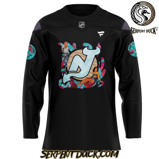 New Jersey Devils Black History Celebration Custom Name Hockey Jersey