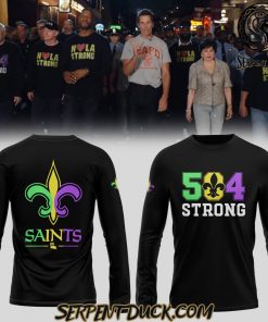 New Orleans Saints 504 Strong 2025 Black Sweatshirt