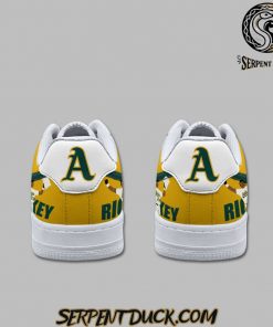 Oakland Athletics MLB Rickey Henderson 24 Sign Air Force 1 Shoes