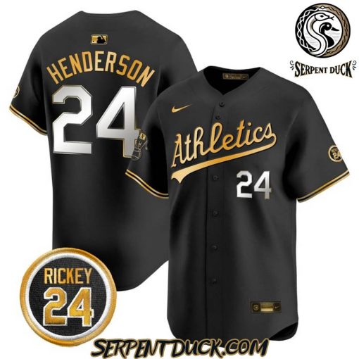 Oakland Athletics Rickey Henderson Limited Baseball Jersey