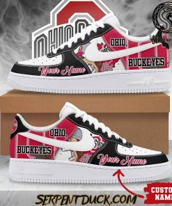 Ohio State Buckeyes Custom Air Force 1 Sneaker