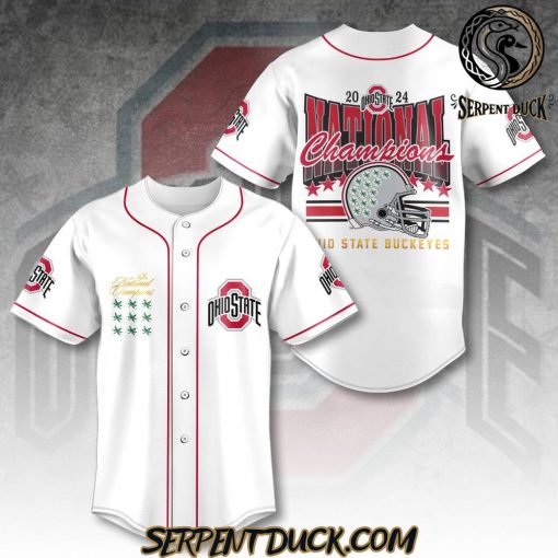 Ohio State Buckeyes Nation Champions Baseball Jersey