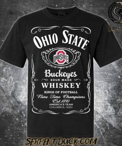 Ohio State Buckeyes Sour Mash Whiskey King Of Football Shirt