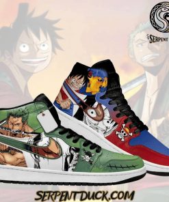 One Piece Luffy Mix Zoro Air Jordan Sneaker