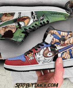 One Piece Luffy Mix Zoro Air Jordan Sneaker