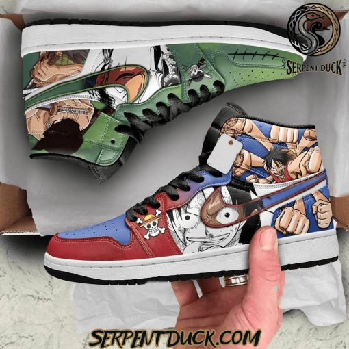 One Piece Luffy Mix Zoro Air Jordan Sneaker