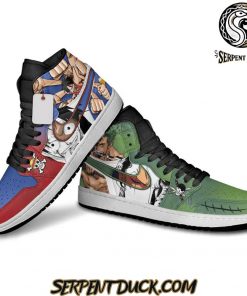 One Piece Luffy Mix Zoro Air Jordan Sneaker