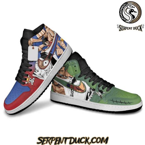 One Piece Luffy Mix Zoro Air Jordan Sneaker