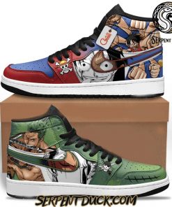 One Piece Luffy Mix Zoro Air Jordan Sneaker