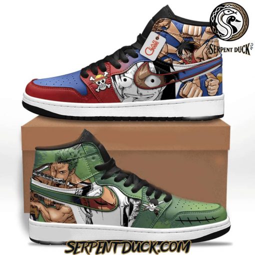 One Piece Luffy Mix Zoro Air Jordan Sneaker