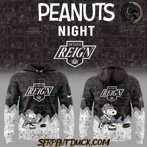 Ontario Reign 75th Anniversary of Peanuts Hoodie