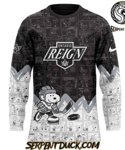 Ontario Reign 75th Anniversary of Peanuts Jersey