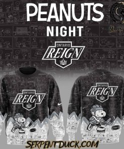 Ontario Reign 75th Anniversary of Peanuts Sweatshirt