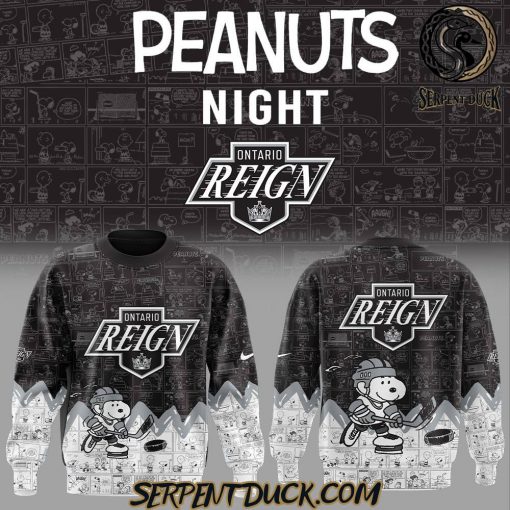 Ontario Reign 75th Anniversary of Peanuts Sweatshirt