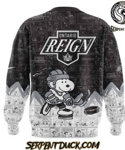 Ontario Reign 75th Anniversary of Peanuts Sweatshirt