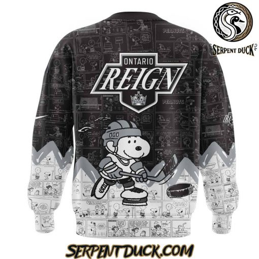 Ontario Reign 75th Anniversary of Peanuts Sweatshirt