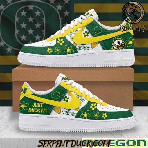 Oregon Ducks Just Duck It Air Force 1 Sneaker