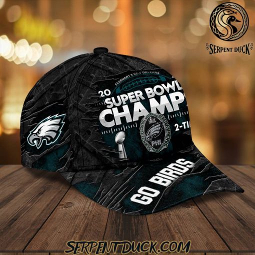 Philadelphia Eagles 2 Time Super Bowl Champions Classic Cap