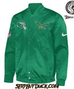 Philadelphia Eagles Bring It Black Limited Baseball Jacket