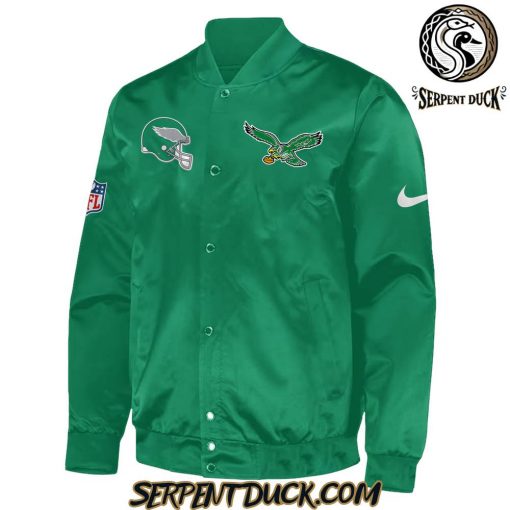 Philadelphia Eagles Bring It Black Limited Baseball Jacket