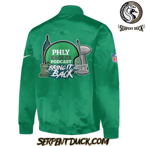 Philadelphia Eagles Bring It Black Limited Baseball Jacket