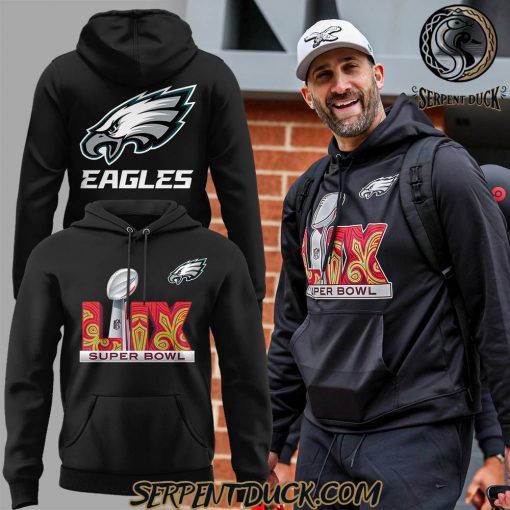 Philadelphia Eagles Coach Nick Sirianni Super Bowl LIX Black Hoodie