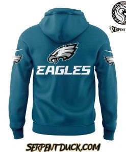 Philadelphia Eagles Midnight Green Super Bowl LIX Game Player Hoodie