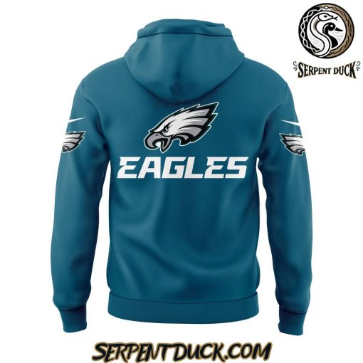 Philadelphia Eagles Midnight Green Super Bowl LIX Game Player Hoodie