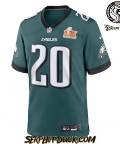 Philadelphia Eagles Midnight Green Super Bowl LIX Kevin Hart Signature Football Jersey