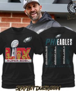 Philadelphia Eagles Super Bowl LIX Black Shirt