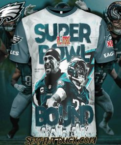 Philadelphia Eagles Super Bowl LIX Bound Personalized Shirt