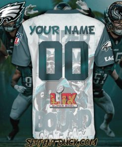 Philadelphia Eagles Super Bowl LIX Bound Personalized Shirt